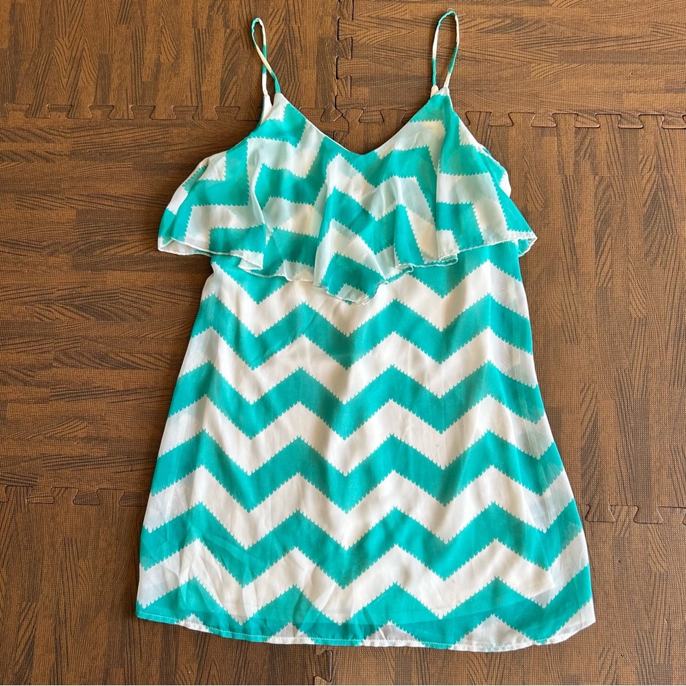 Gently Warn | Charlotte Russe | Chevron Dress | Size S